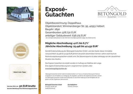 Optimierung Abschreibung