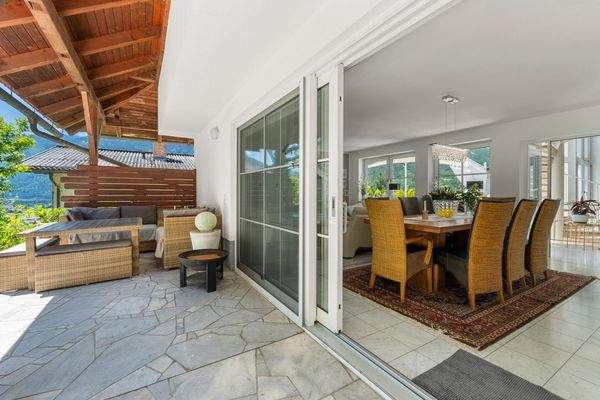 Nahtloser Übergang von der Wohnung in den Garten