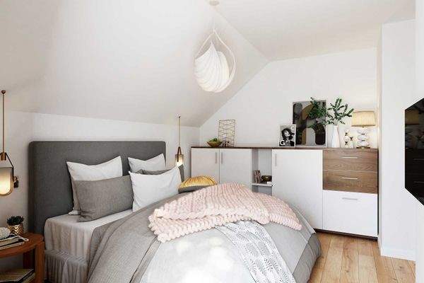 Elternschlafzimmer im Erdgeschoss