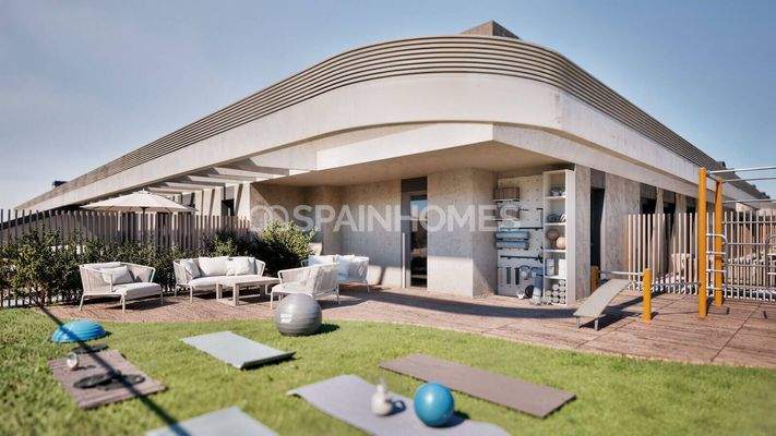 Spacious Apartments in a Complex with Pool and Garden in Málaga