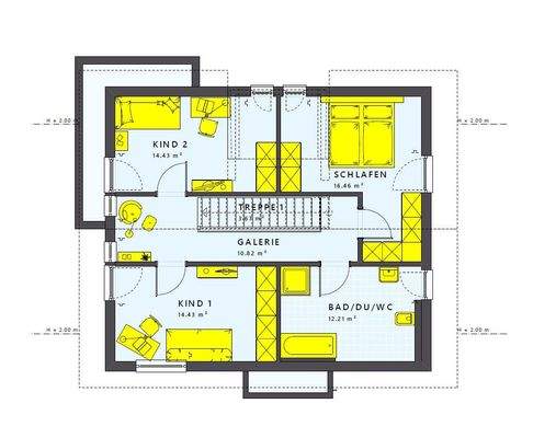 Beispiel Grundriss OG