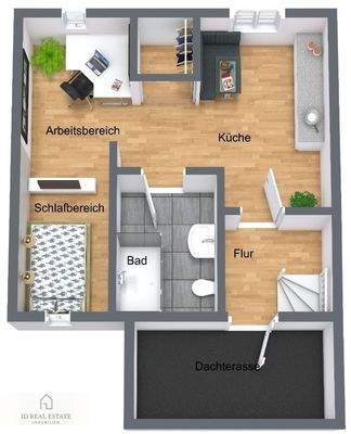 Grundriss 3D DG- Beispielbild