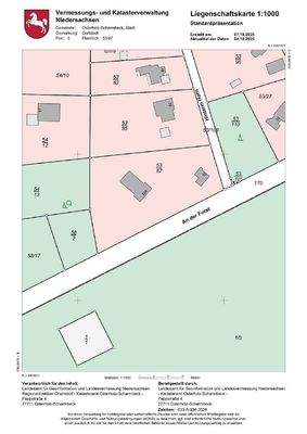 Auszug aus der Flurkarte