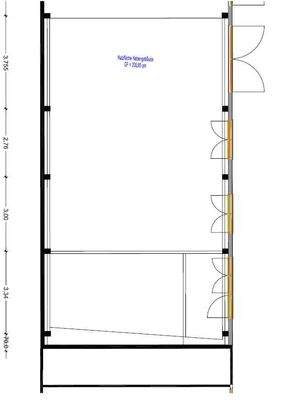 Grundriss Nebengebäude Werkstatt