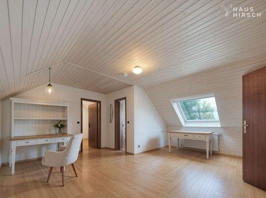 Zimmer OG - Arbeitszimmer, Landhaus - (KI generiert)