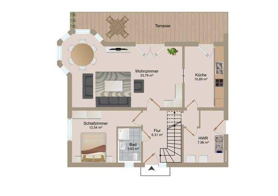 Grundriss Erdgeschoss