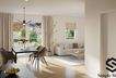 Visualisierung Wohn- und Esszimmer