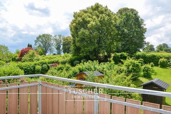 Blick vom Balkon in Richtung Süd-/West