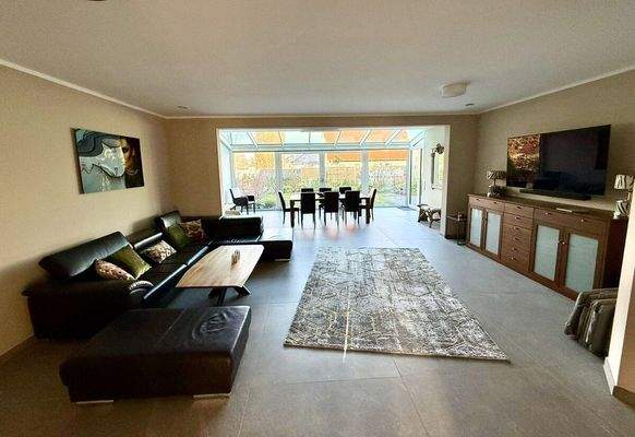 Wohzimmer und Wintergarten