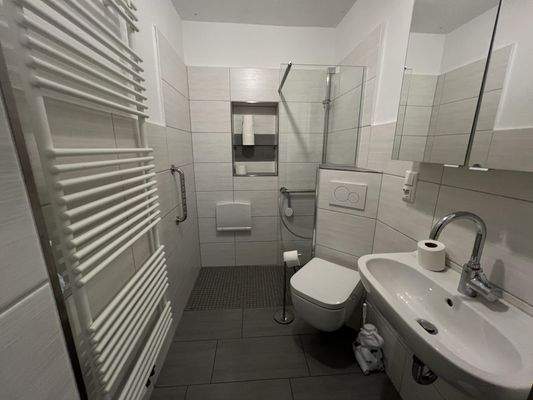 modernisiertes Duschbad