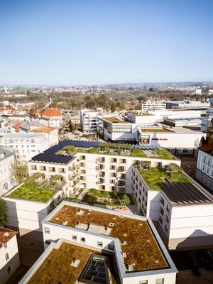 Westansicht - Innenhof - Kemptens grüne Lunge