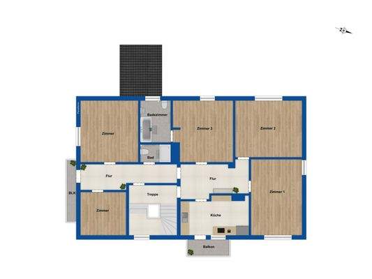 Grundriss Obergeschoss