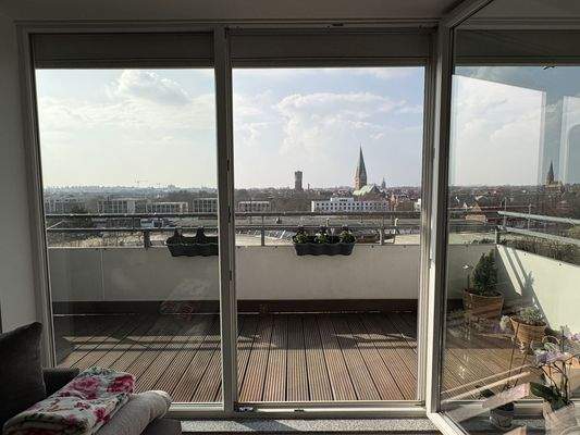 Ausblick aus dem Wohnzimmer