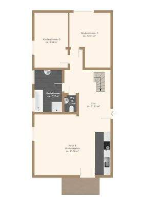 Grundriss Obergeschoss