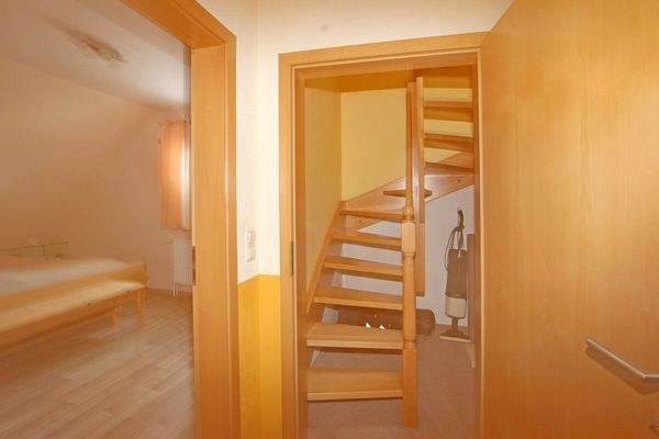 Treppe ins Dachgeschosszimmer