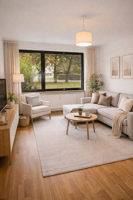 Wohnzimmer - virtually staged