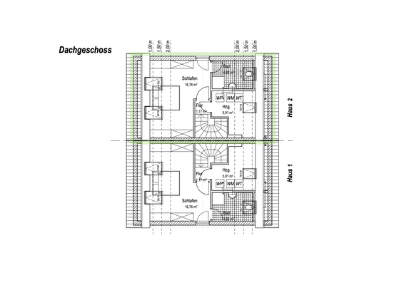 DG Grundrisse DHH_Haus 2