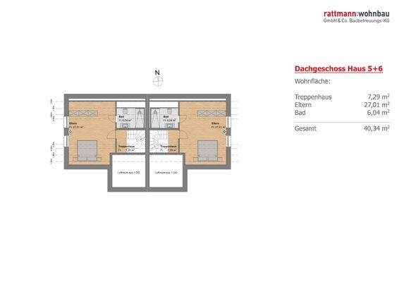 Grundriss Dachgeschoss