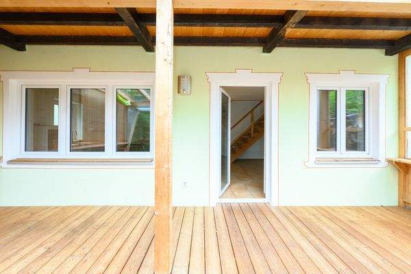 Verglaster Wintergarten | Platz für Outdoor-Möbel