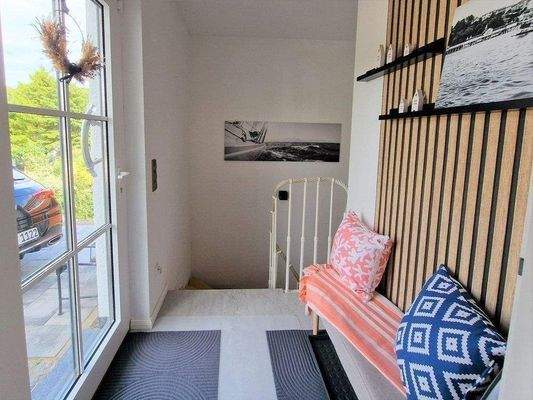 Zugang zur Souterrainwohnung 