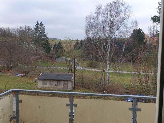 Ausblick Balkon