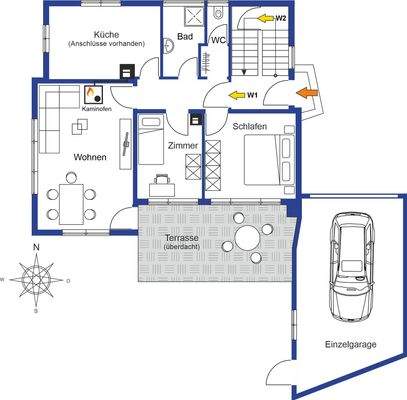 Grundriss Erdgeschoss