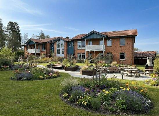 Rückseite Garten (Home Staging)