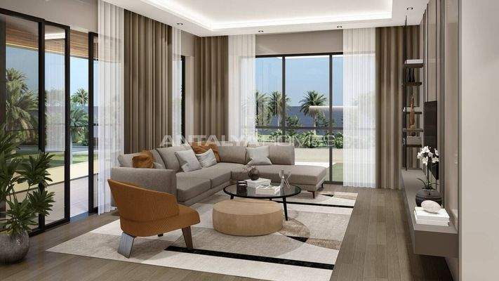 Flats in a Luxury Project 200 m from the Sea in Antalya Lara