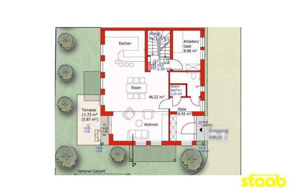 Grundriss EG (Muster)