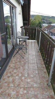 großzügiger Balkon