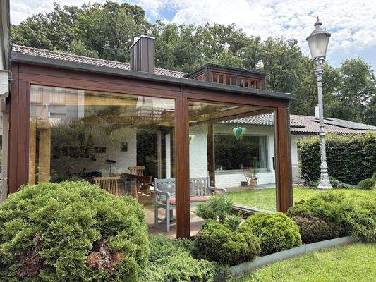 Blick auf den Wintergarten