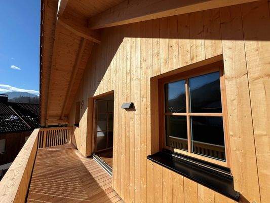 Balkon im Dachgeschoss