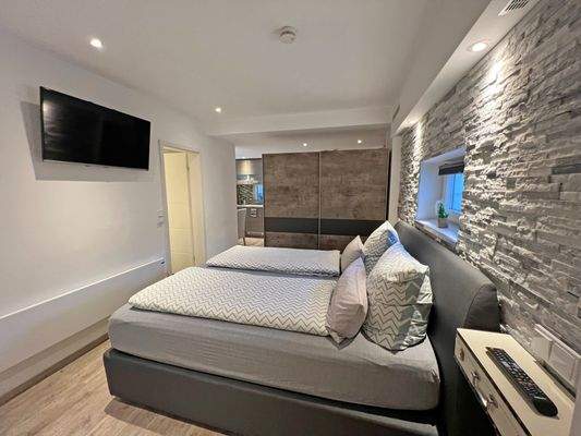 Schlafbereich (kleine Ferienwohnung)