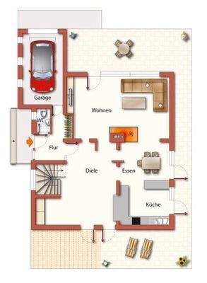 Grundriss Erdgeschoss