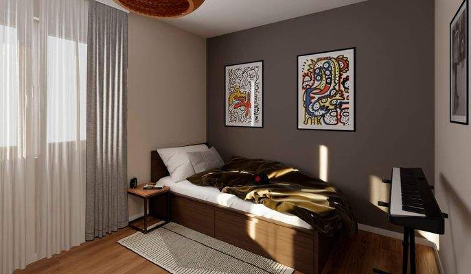 Ein schönes Kinderzimmer zum Spielen und Wohlfühlen