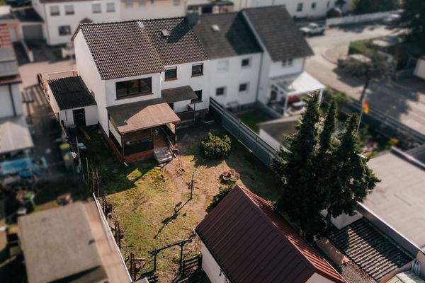 Vogelperspektive Garten