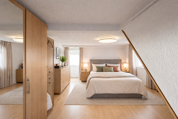 mögliche Einrichtung Schlafzimmer