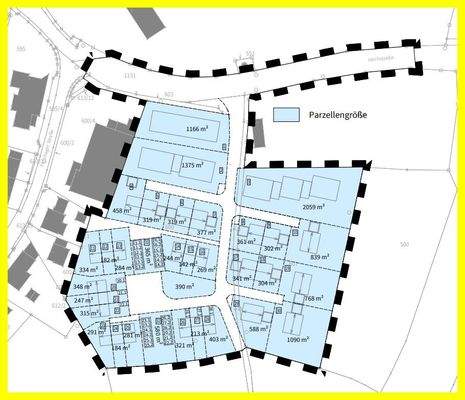 Parzellenplan Südhang