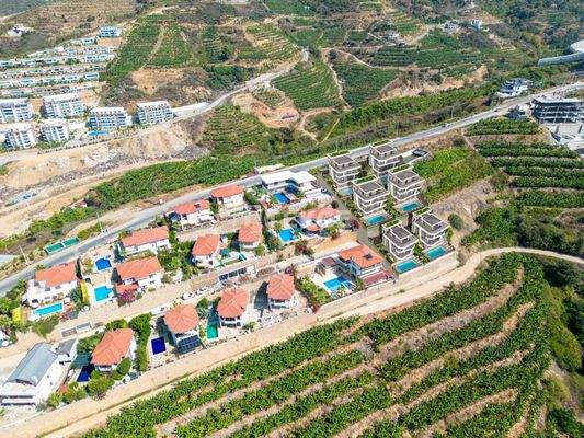 Detached Hill-Side Villas in Alanya Kargıcak