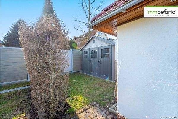 Ansicht Gartenhütte