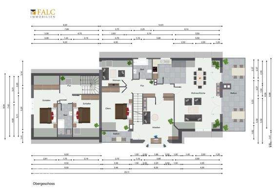 Grundriss Obergeschoss