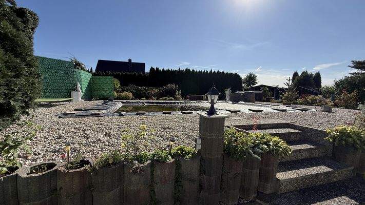 Poolbereich Winterfest gemacht