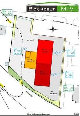 Oberflächenentwässerungsplan