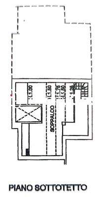 planimetria abitazione piano sottotetto