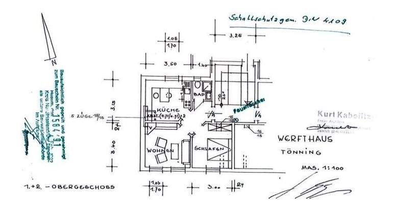 Grundriss I und II OG