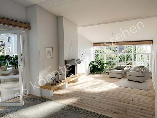 Wohnbereich - Rendering