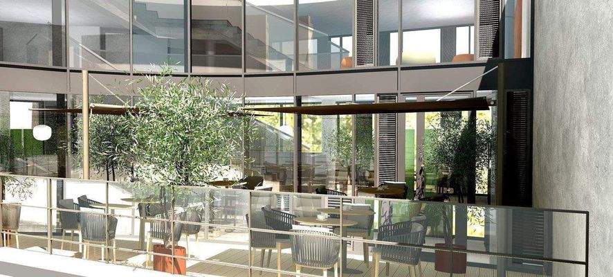 Gemeinschaftsterrasse 1. OG