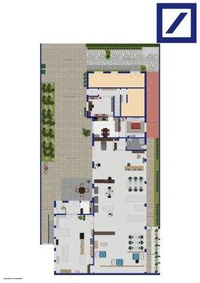 Grundriss Erdgeschoss + Außenanlage