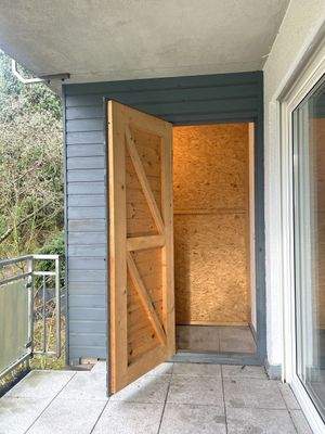 Abstellkammer Balkon