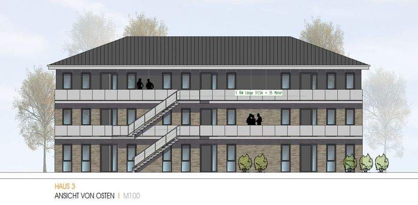 Ansicht Osten Haus 3